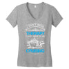 I Don't Need Therapy Just to Go Cruising Women's V-Neck T-Shirt