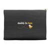 Daddy to Bee Baby Girl Accessory Pouches