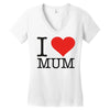 i love mum Women's V-Neck T-Shirt
