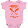 litchfield repair team Baby Bodysuit
