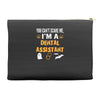 dental assistant halloween Accessory Pouches
