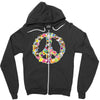 peace Zipper Hoodie