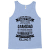 Super Cool Granddad Of A Freaking Awesome Granddaughter Tank Top