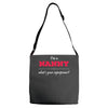 i'm a nanny what's your superpower Adjustable Strap Totes