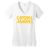 captain marvel 6 Women's V-Neck T-Shirt