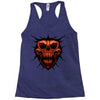 evil face Racerback Tank