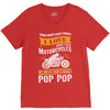 Motorcycles Pop Pop V-Neck Tee