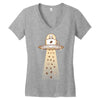 alien coffee invasion Women's V-Neck T-Shirt