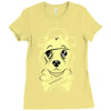 adorable crossbones Ladies Fitted T-Shirt
