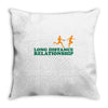 long distance relationship Throw Pillow