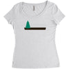 lone pine mall Women's Triblend Scoop T-shirt