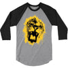 lion yellow 3/4 Sleeve Shirt
