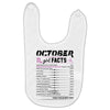October Girl Facts Scorpio Baby Bibs