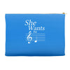 she wants the d black Accessory Pouches
