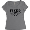 Broke It - Fixed It Women's Triblend Scoop T-shirt