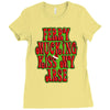 funny ferry mucking christmas, ideal gift or christmas present. Ladies Fitted T-Shirt