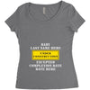Under Construction Personalize Baby Women's Triblend Scoop T-shirt
