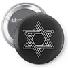 star blacked Pin-back button