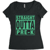 straight outta pre k Women's Triblend Scoop T-shirt