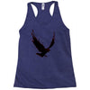black raven with red eye Racerback Tank
