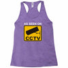 as seen on cctv chav rude,funny,cool,modern,fun Racerback Tank