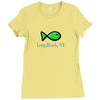 long beach Ladies Fitted T-Shirt