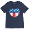 usa flag V-Neck Tee