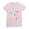 libra rainbow sign Ladies Fitted T-Shirt