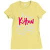 are you kitten me Ladies Fitted T-Shirt