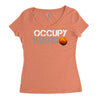 elon musk occupy mars Women's Triblend Scoop T-shirt