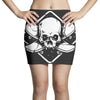 skate until the end black Mini Skirts