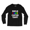 single color custom t shirt Long Sleeve Shirts