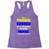 proud dad nurse Racerback Tank