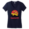 speeder classic Women's V-Neck T-Shirt