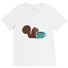 coffe squirrel V-Neck Tee