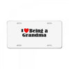 i love being a grandma License Plate