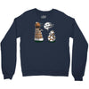 are you my mummy   orange version Crewneck Sweatshirt