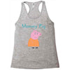 peppa pig mommy pig Racerback Tank