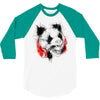 panda roar scratch 3/4 Sleeve Shirt