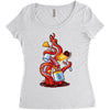 angle gravity Women's Triblend Scoop T-shirt