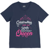 Celebrating With The 70th Birthday Queen V-Neck Tee