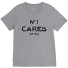 no1 cares V-Neck Tee