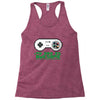 dad retro game Racerback Tank