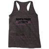 September Girl Facts Libra Racerback Tank