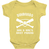 diamonds are a girls best friend girls softball shirt funny women spor Baby Onesie