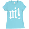 oi punk rock top long sleeve,,,, Ladies Fitted T-Shirt