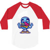 zombie burgers rouge 3/4 Sleeve Shirt