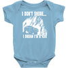 i dont snore i dream i`m a 4 x 4 Baby Onesie