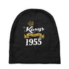 kings are born in 1955 Baby Beanies