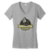 sasquatch hunter Women's V-Neck T-Shirt